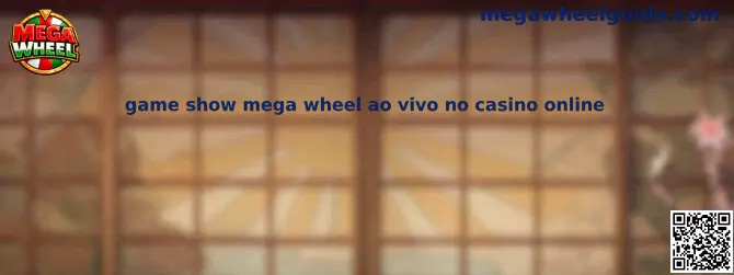 Game Show Mega Wheel ao Vivo no Casino Online