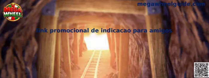 Link promocional de indicação para amigos en Mega Wheel